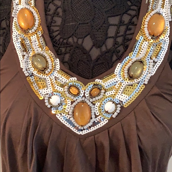 Victoria’s Secret T-Back Sequins Top - Picture 2 of 9